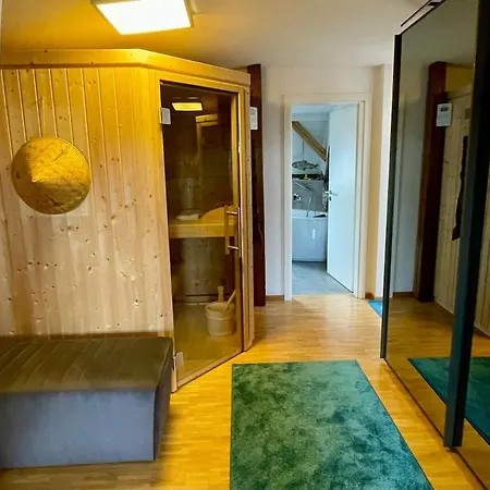 Luxus Penthouse 100qm Mit Sauna, Whirlpool, Terrasse, Garage, Ruhig Und Zentral Apartment Ulm